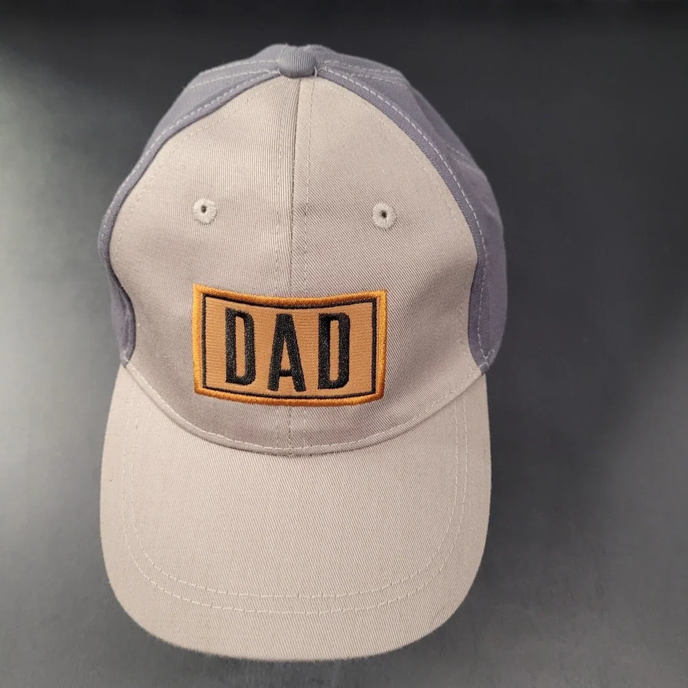 Dad‎ Baseball Cap Hat Snap Back OS Gray Father's Day